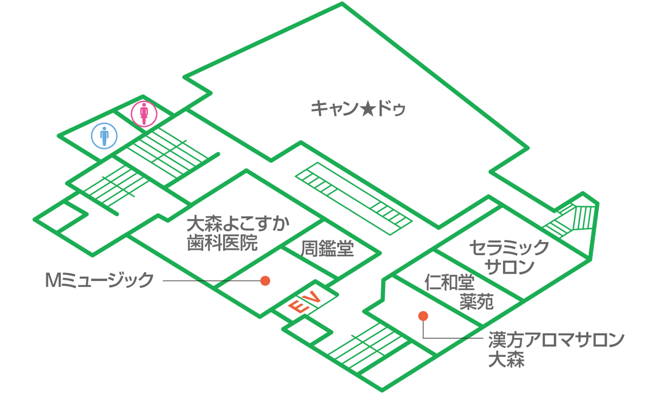 大森ララ 3F フロアマップ